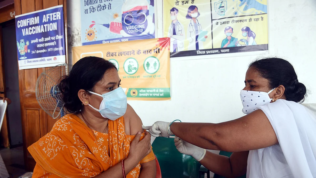 کووڈ ویکسین، تصویر یو این آئی