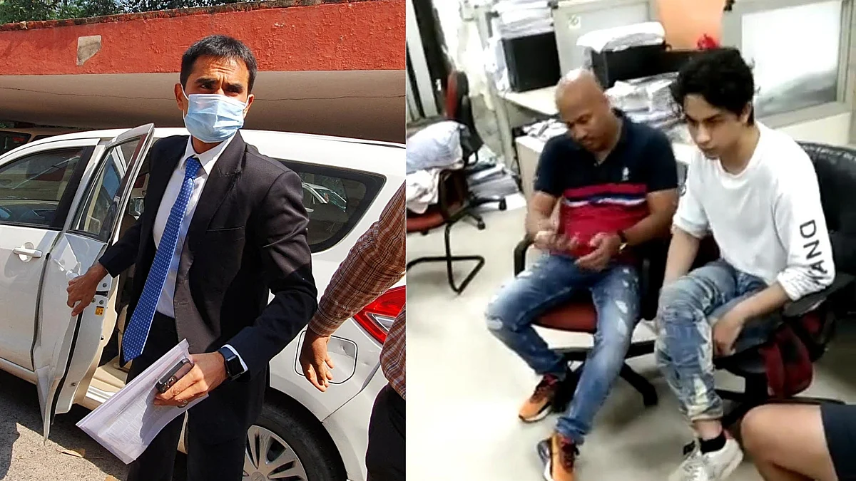 سمیر وانکھیڈے، آرین خان / آئی اے این ایس