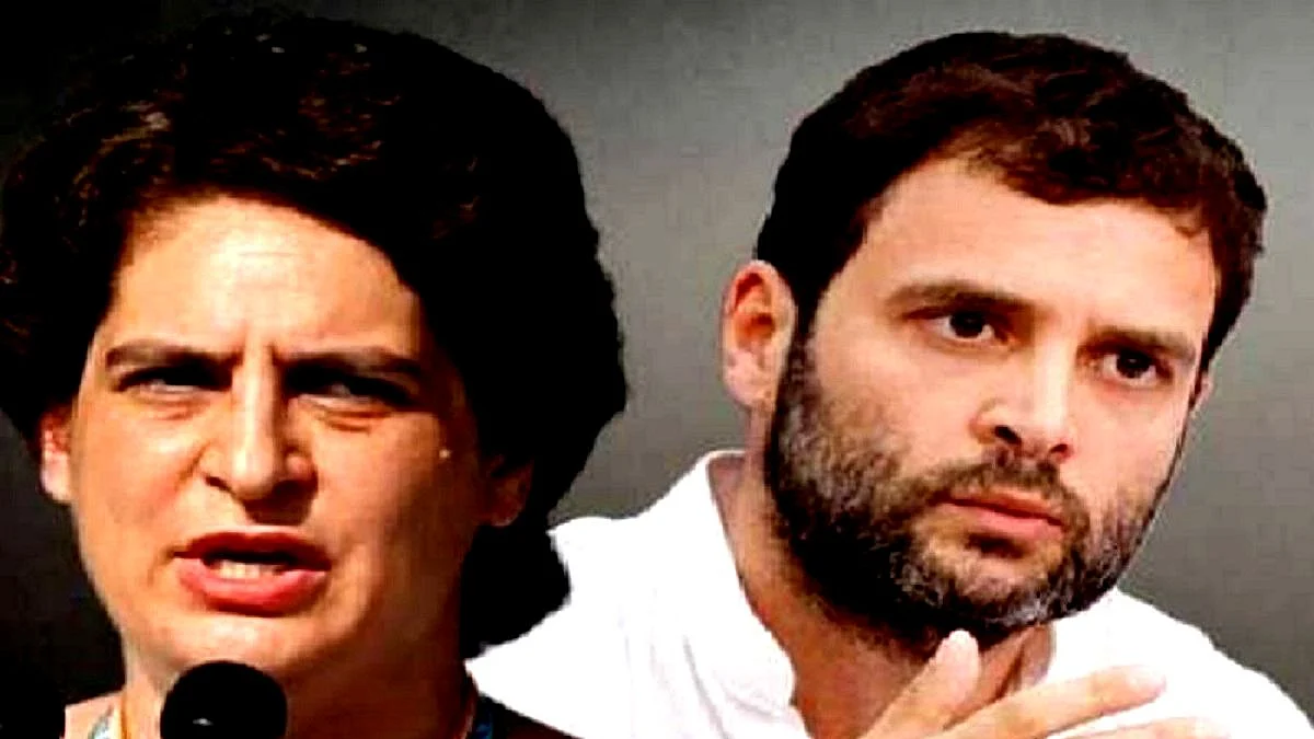 راہل گاندھی، پرینکا گاندھی، تصویر یو این آئی