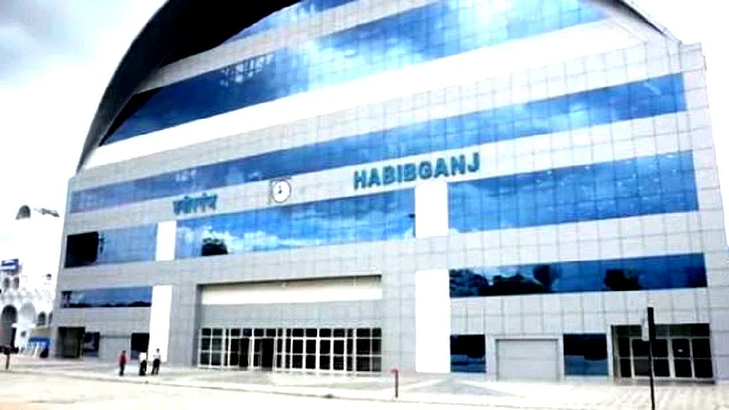 حبیب گنج ریلوے اسٹیشن، تصویر ویڈیو گریب