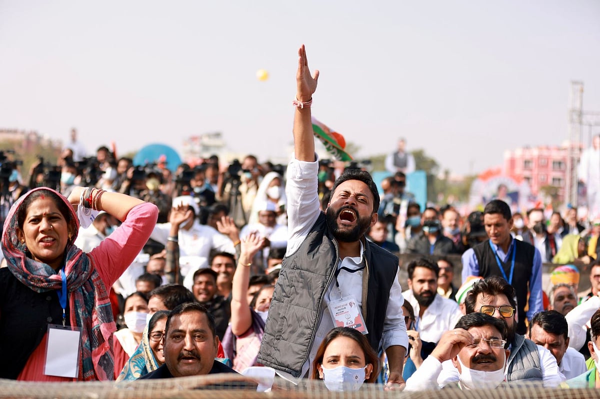 کانگریس کی ’مہنگائی ہٹاؤ مہا ریلی‘، جے پور کی سڑکوں پر لوگوں کا سیلاب...گراؤنڈ رپورٹ