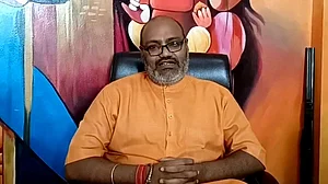 نام نہاد ہندو سنت یتی نرسمہا نند سرسوتی / تصویر بشکریہ دی اسکرال