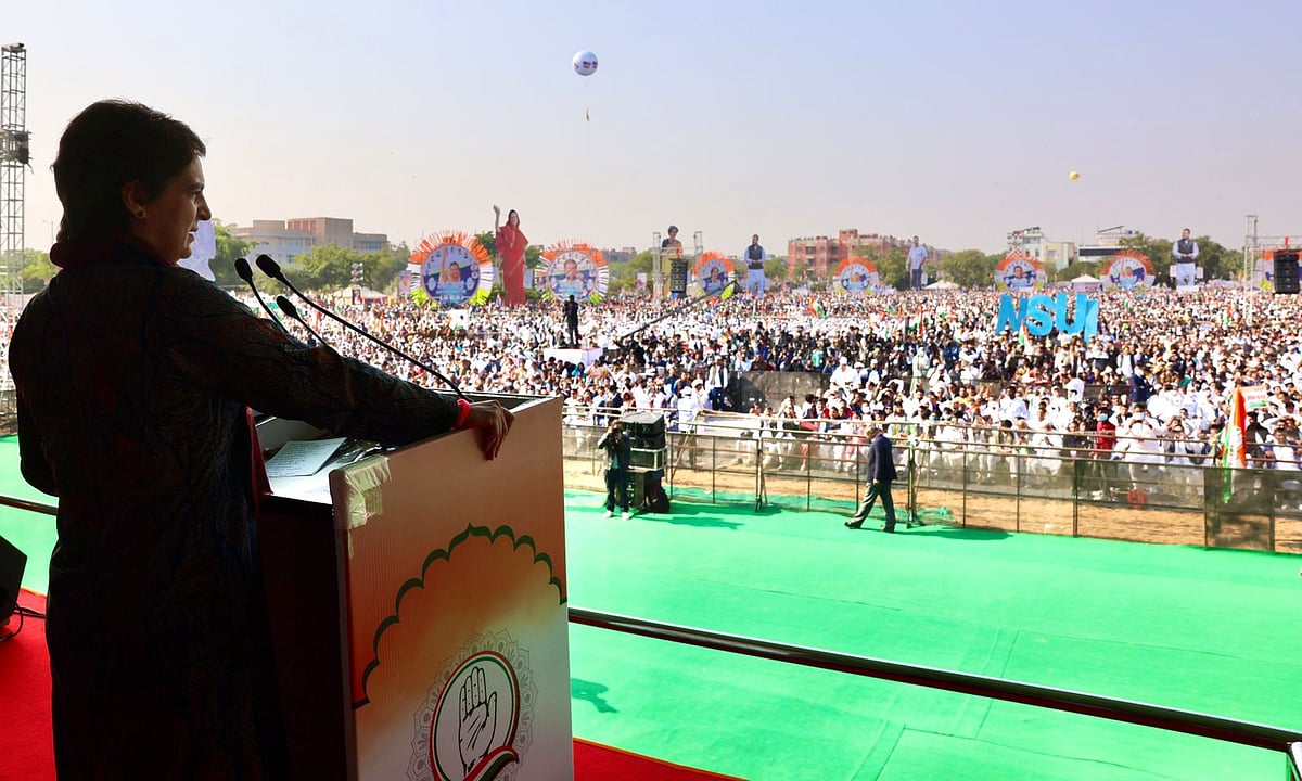 کانگریس کی ’مہنگائی ہٹاؤ مہا ریلی‘، جے پور کی سڑکوں پر لوگوں کا سیلاب...گراؤنڈ رپورٹ