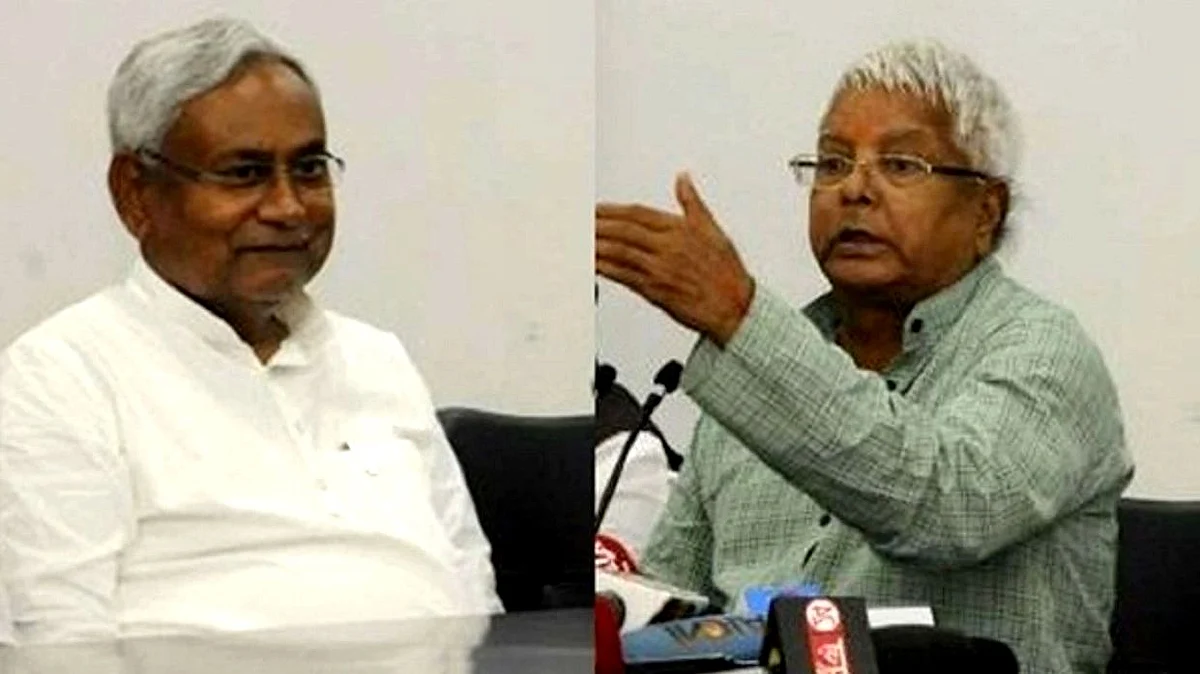 لالو یادو، نتیش کمار، تصویر آئی اے این ایس