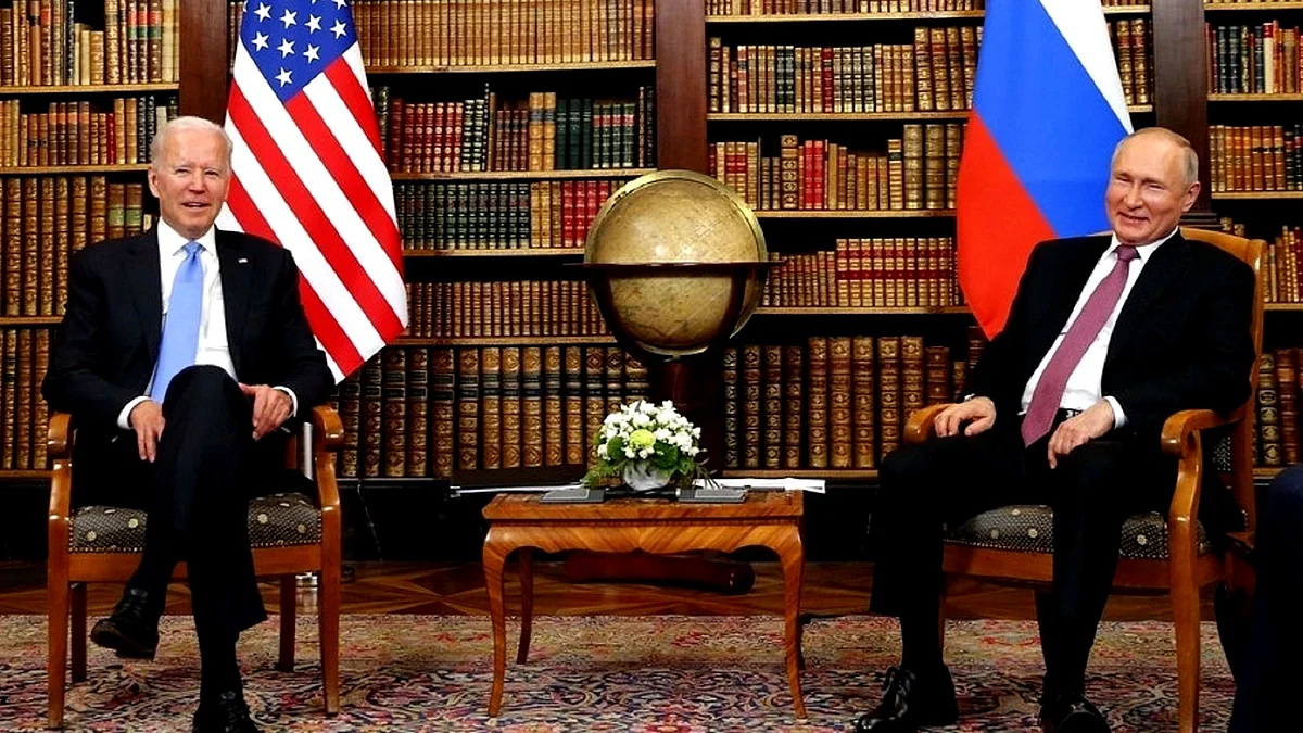 بائیڈن- پیوٹن، تصویر آئی اے این ایس