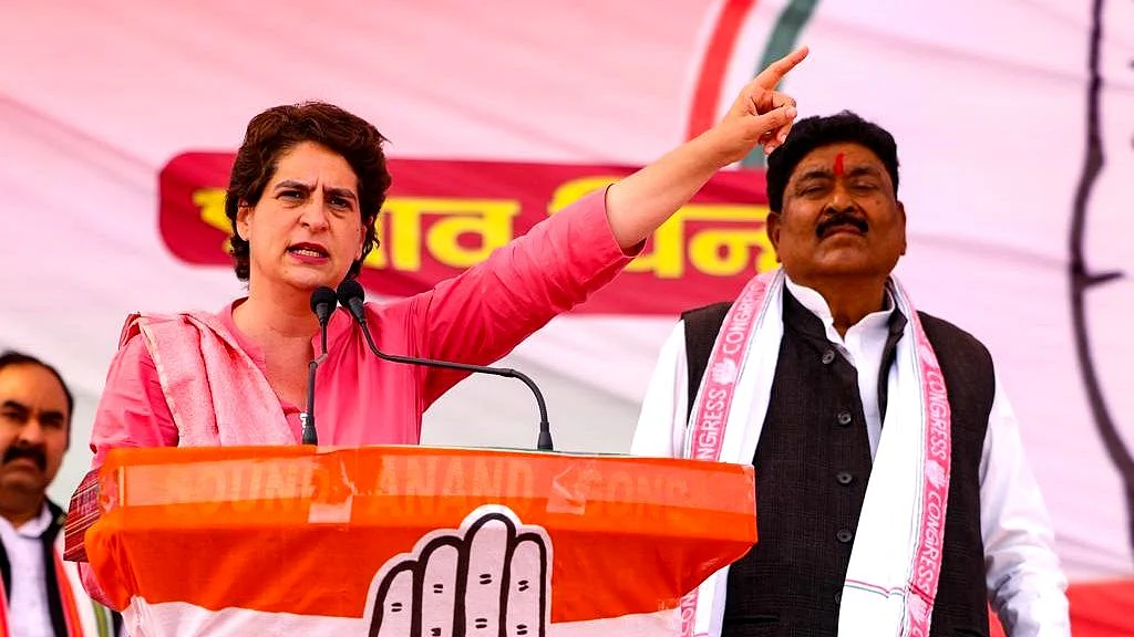 پرینکا گاندھی، تصویر ٹوئٹر @INCUttarPradesh