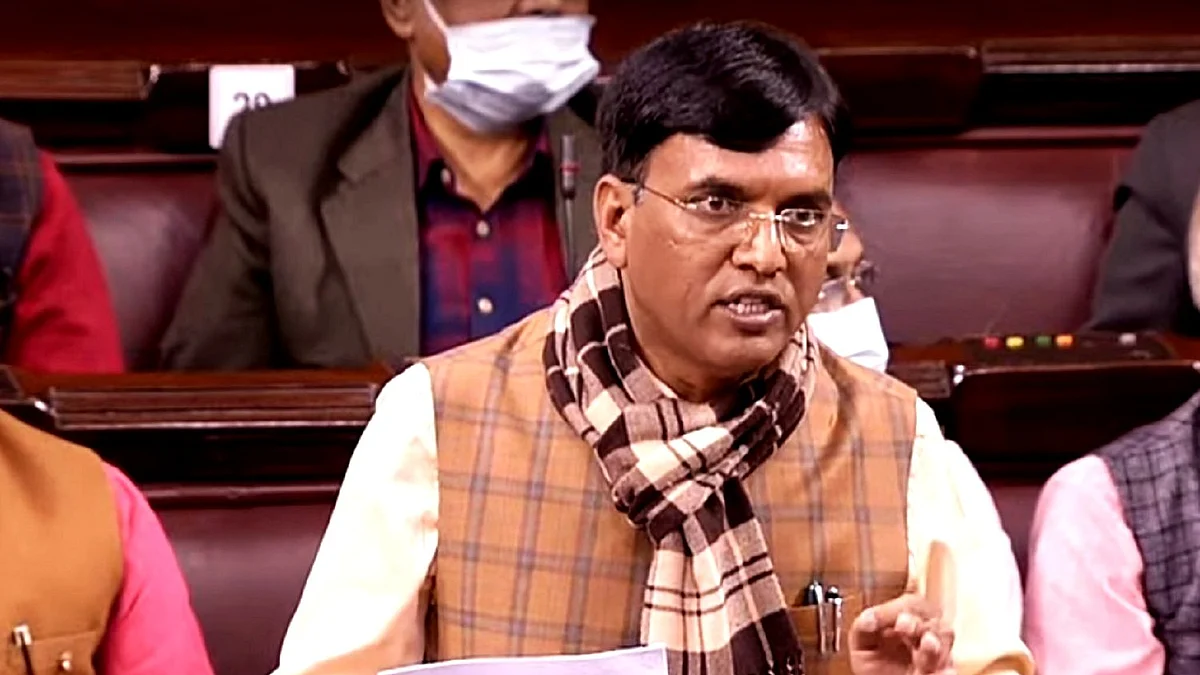 منسکھ مانڈویہ، تصویر آئی اے این ایس