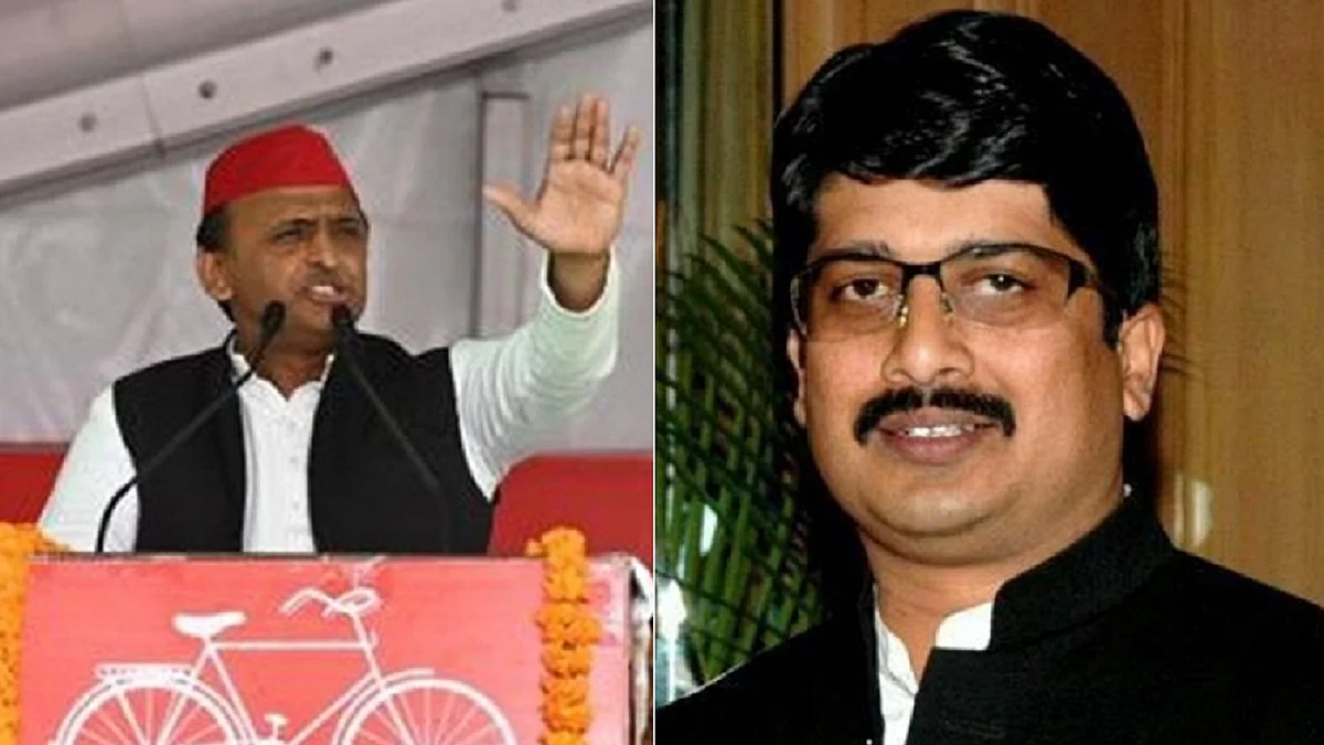 اکھلیش یادو اور راجہ بھیا، تصویر آئی اے این ایس