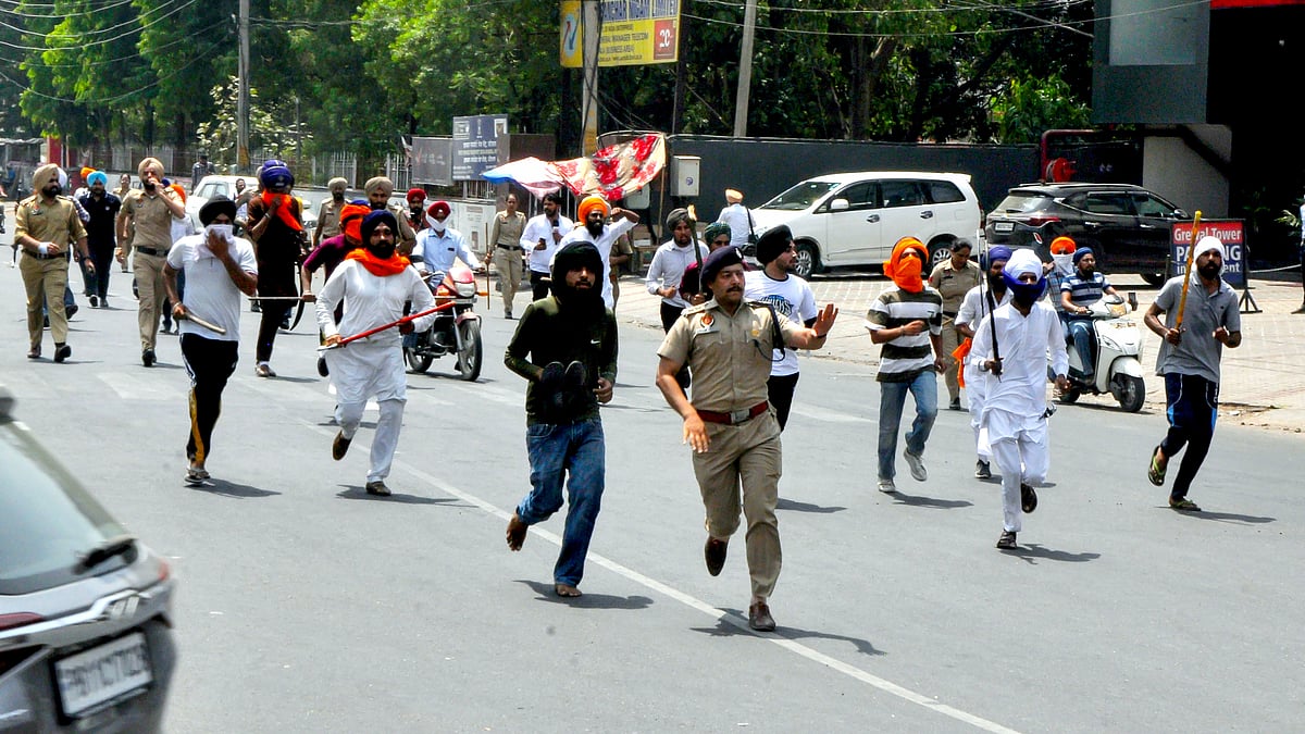 پٹیالہ میں تصادم / یو این آئی