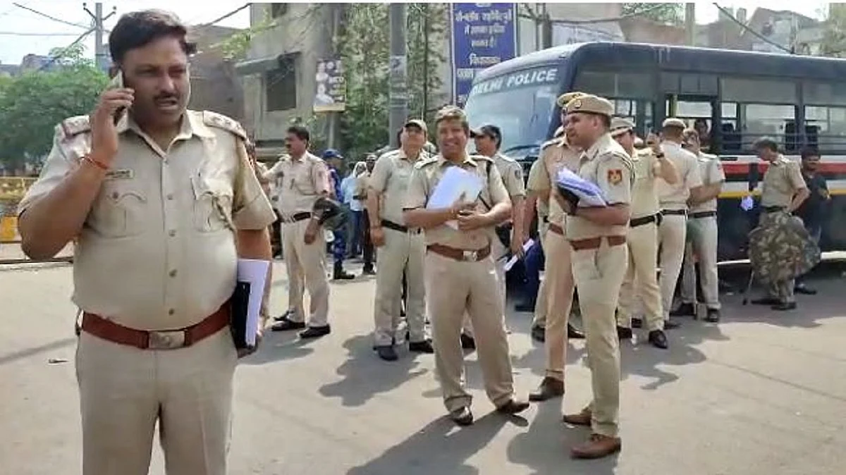 جہانگیر پوری تشدد، تصویر وپین