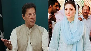 عمران خان گرفتاری سے بچنے کے لیے چارپائی کے نیچے چھپ گئے ہیں: مریم نواز