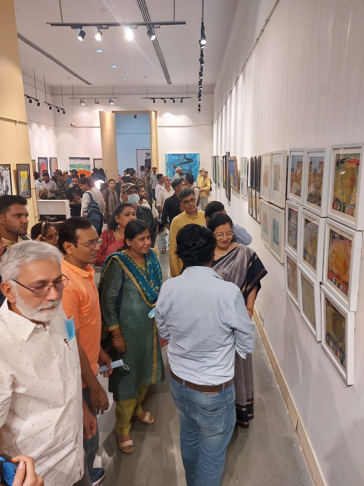 فائن آرٹس ڈپارٹمنٹ، جامعہ ملیہ اسلامیہ کے ذریعہ نمائش کا انعقاد، پدم شری پروفیسر نجمہ اختر کی شرکت