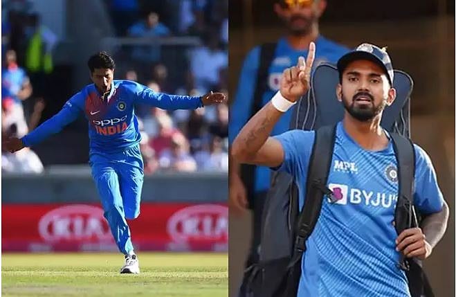 کے ایل راہل اور کلدیپ یادو