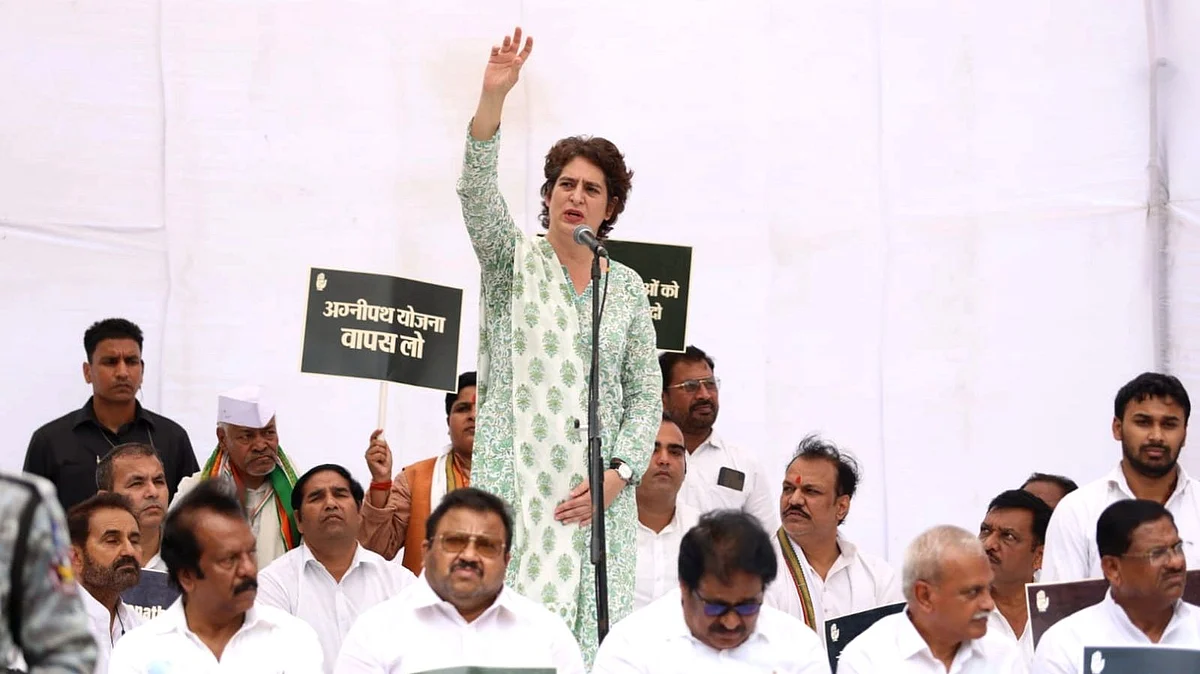 پرینکا گاندھی/ ٹوئٹر@INC