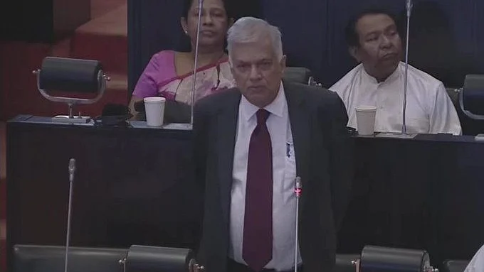 سری لنکا کے نو منتخب صدر رانیل وکرماسنگھے / تصویر ٹوئٹر