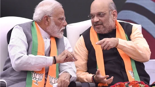 <div class="paragraphs"><p>نریندر مودی اور امت شاہ</p></div>