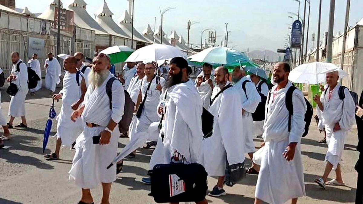 عازمیں حج، تصویر بشکریہ ٹوئٹر @hsharifain