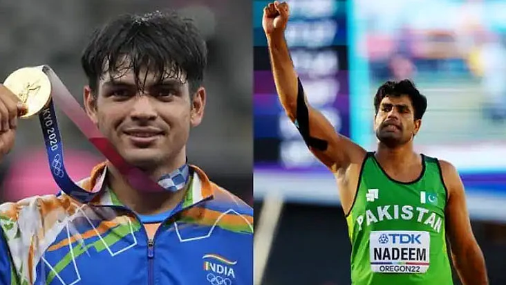 نیرج چوپڑا اور ارشد ندیم