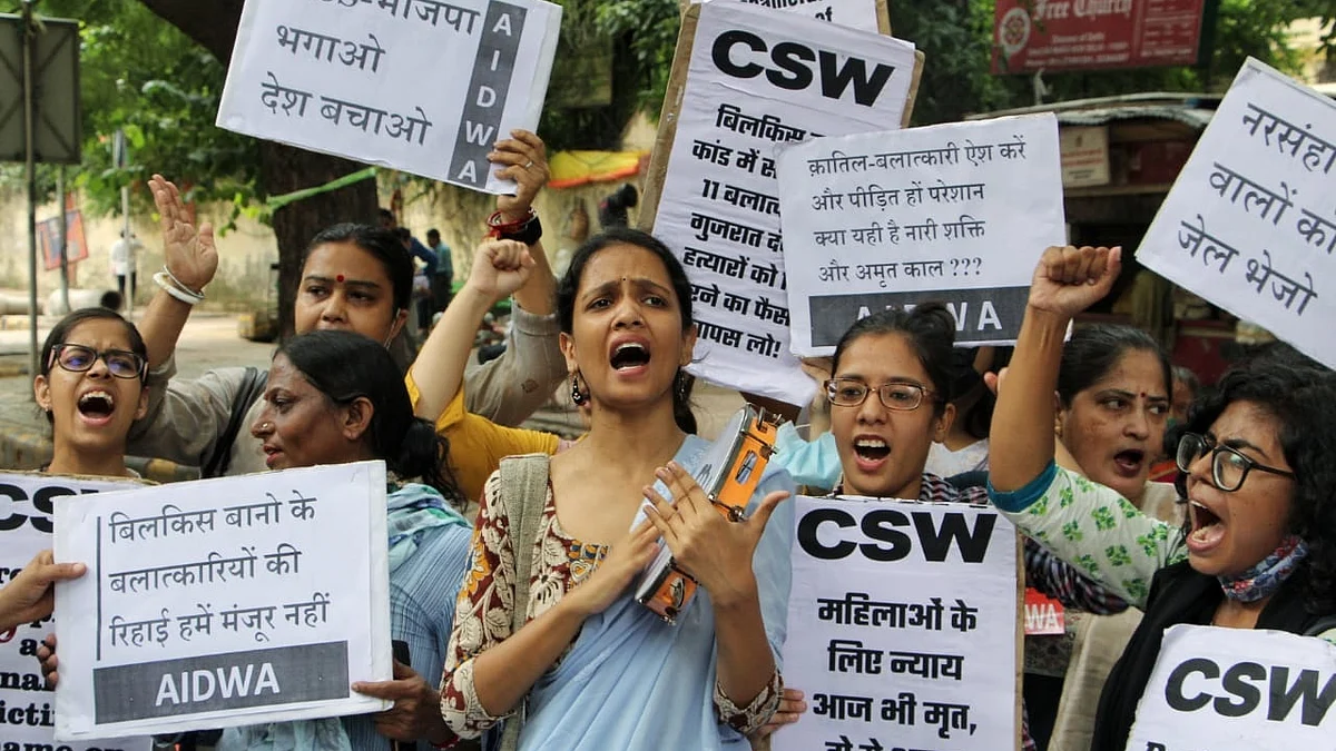 جنتر منتر پر مظاہرہ / تصویر قومی آواز / وپن