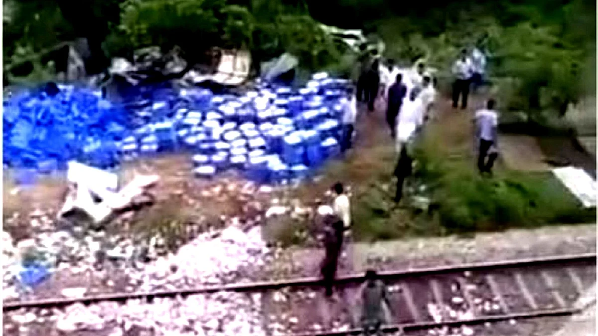 ریل حادثہ، تصویر آئی اے این ایس