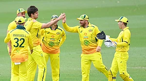 آسٹریلیائی ٹیم، تصویر یو این آئی