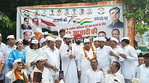 ’بھارت چھوڑو‘ تحریک کی سالگرہ پر کانگریس نے چاندنی چوک سے شروع کی ’آزادی کی گورو یاترا‘