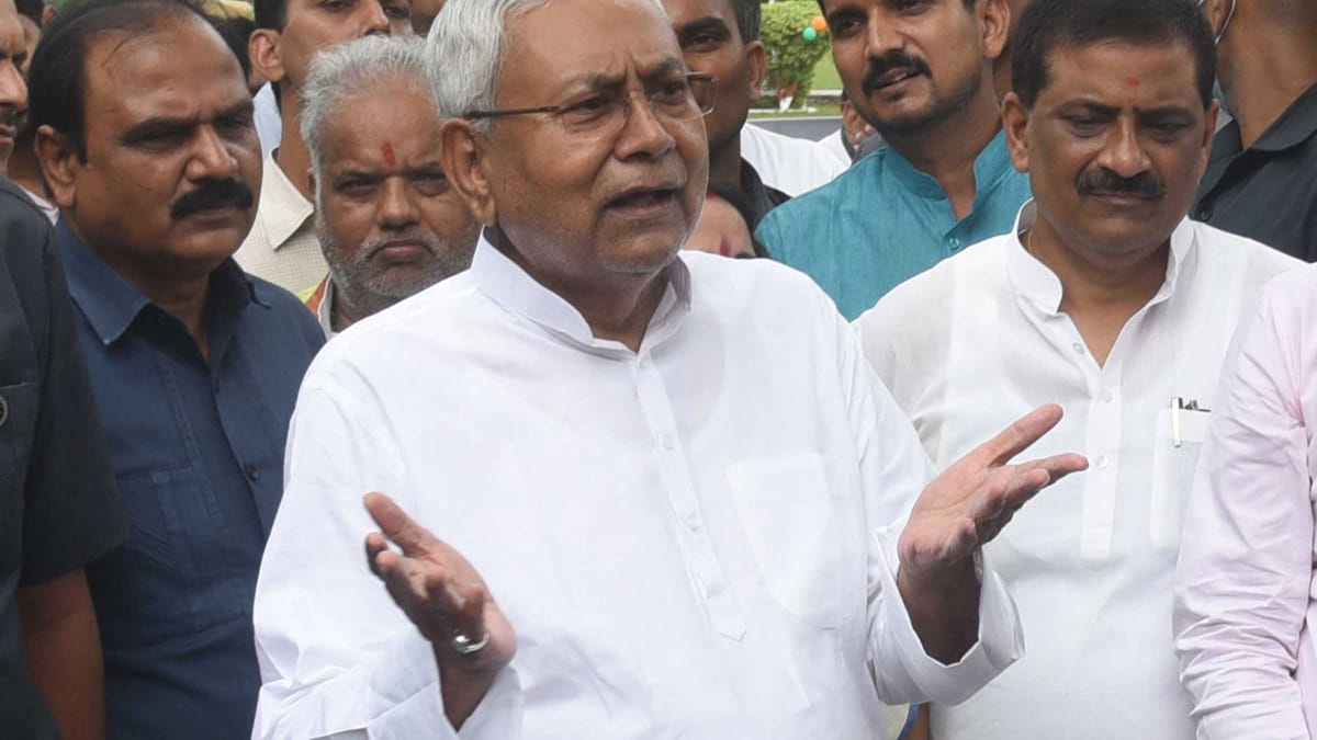 وزیر اعلیٰ بیار نتیش کمار / تصویر یو این آئی