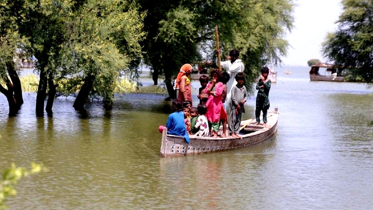 پاکستان میں سیلاب، تصویر آئی اے این ایس