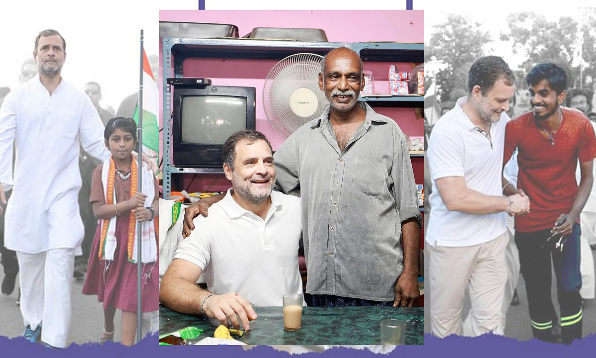 بھارت جوڑو یاترا: راہل گاندھی کے ساتھ سیلفی لینے کی ہوڑ، چائے بھی پیش کر رہے ہیں لوگ