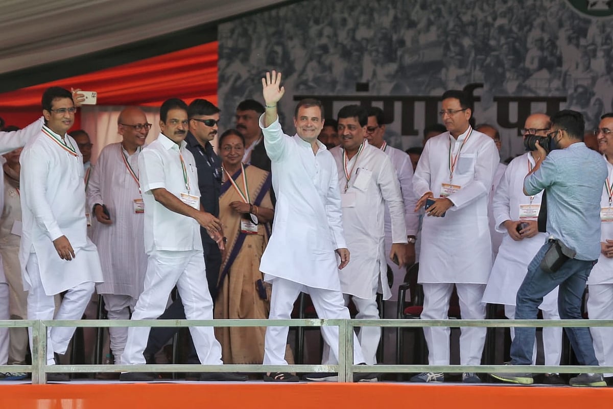 رام لیلا میدان پر راہل گانددھی / قومی آواز / وپن