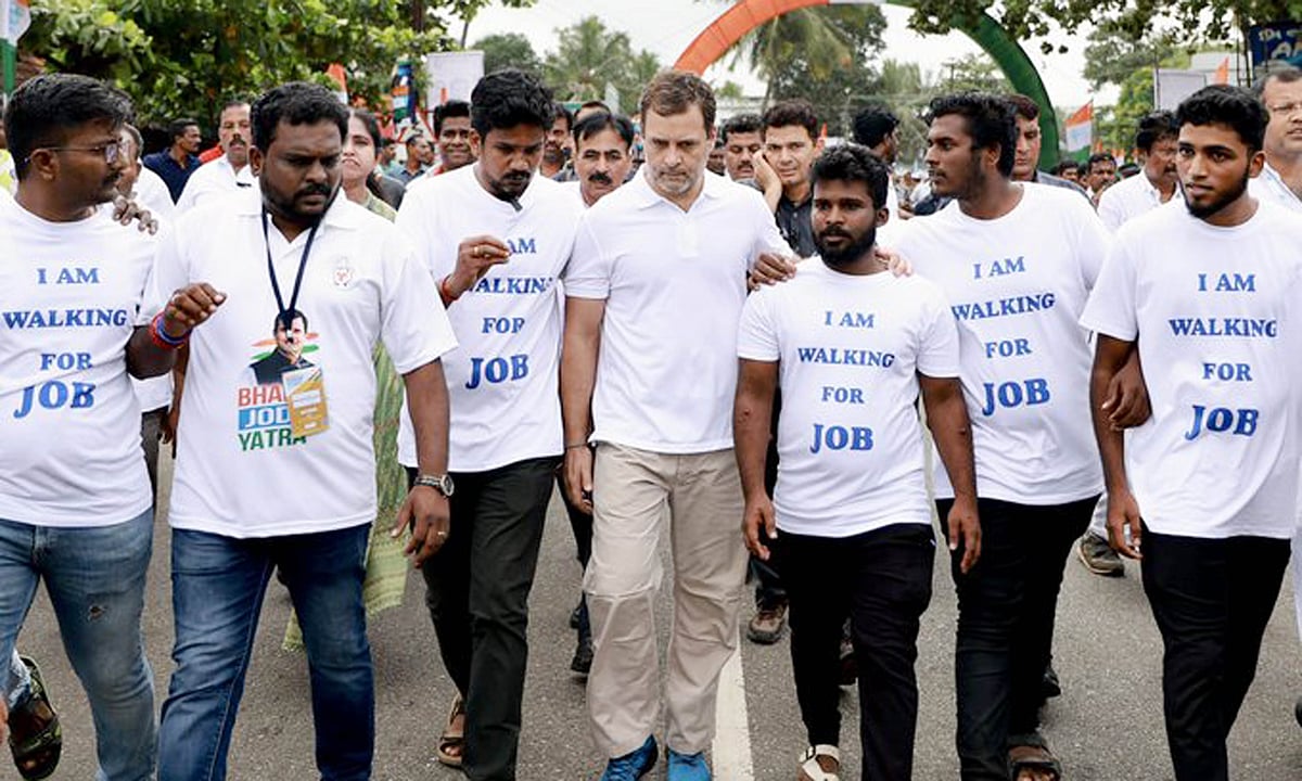 بھارت جوڑو یاترا: لوگوں میں زبردست جوش و خروش، سول سوسائٹی کے علاوہ بڑی تعداد میں خواتین اور بچوں کی شرکت