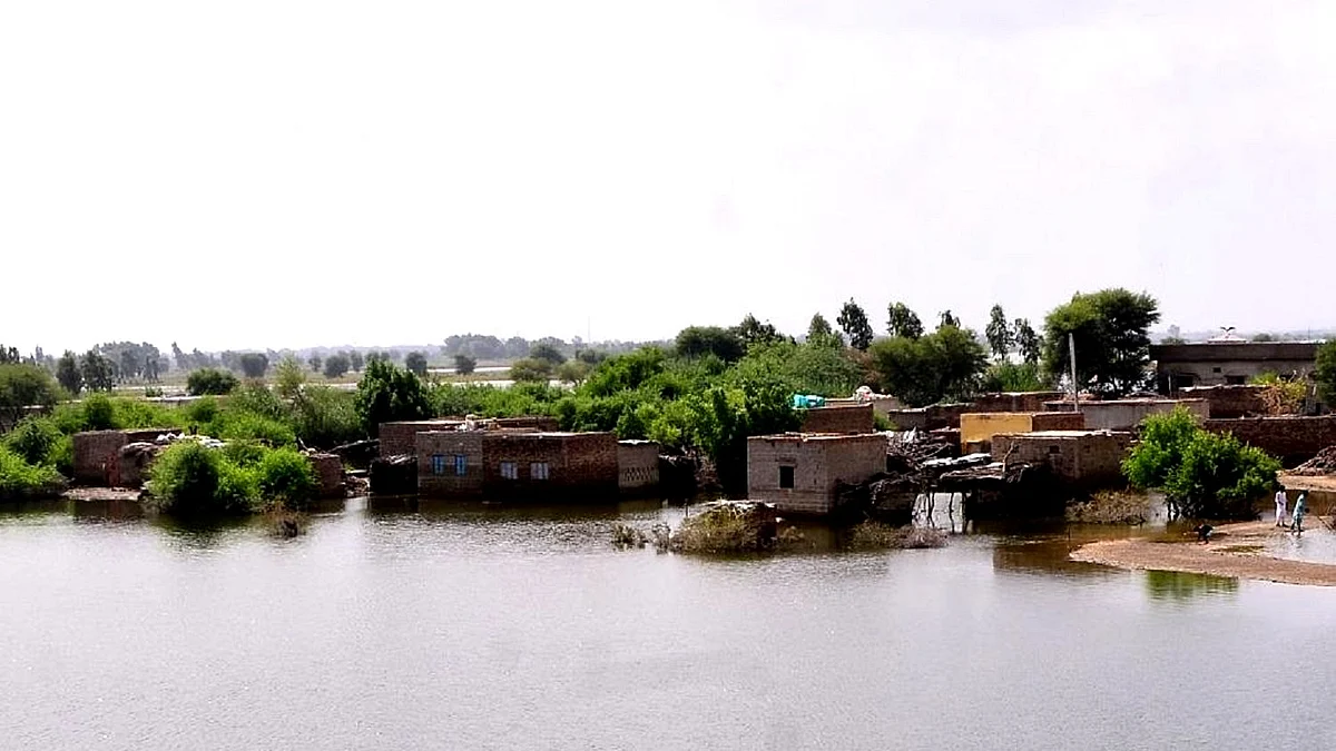 پاکستان میں سیلاب، تصویر آئی اے این ایس