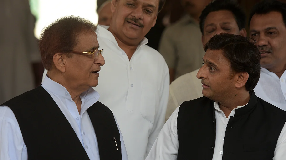 اکھلیش یادو اور اعظم خان / Getty Images