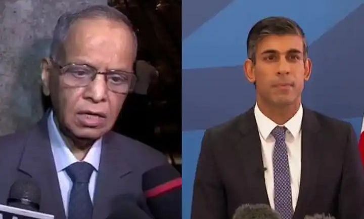 داماد کے برطانوی وزیر اعظم منتخب ہونے پر نارائن مورتی کا بیان ’ہمیں فخر ہے، یقین ہے کہ وہ بہترین کام کریں گے‘