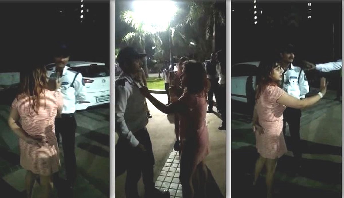 نوئیڈا میں گارڈ کے ساتھ پھر ہوئی بدسلوکی، نشے میں ڈوبی تین لڑکیوں نے کیا ہنگامہ، پولیس تحقیقات شروع