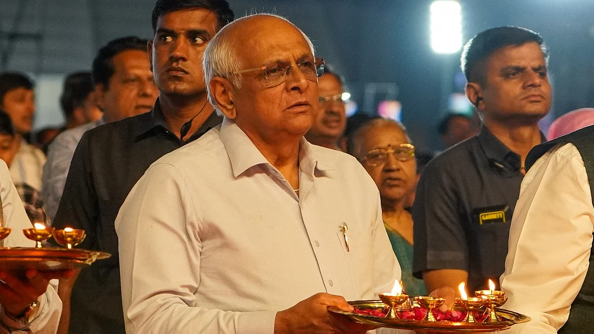 وزیر اعلیٰ گجرات بھوپیندر پتیل / آئی اے این ایس