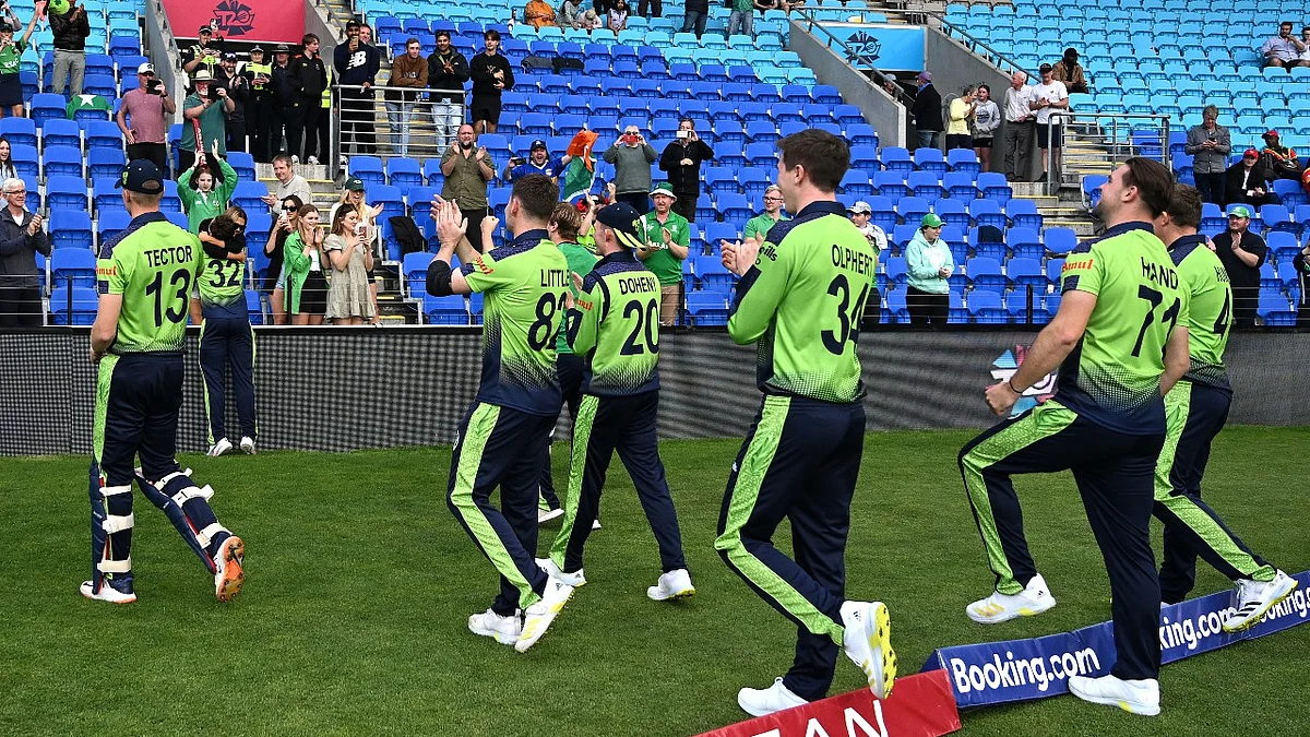 آئرلینڈ کرکٹ ٹیم ویسٹ انڈیز کو شکست دینے کے بعد