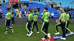 آئرلینڈ کرکٹ ٹیم ویسٹ انڈیز کو شکست دینے کے بعد