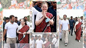 بھارت جوڑو یاترا میں سونیا گاندھی / ٹوئٹر / @INCIndia