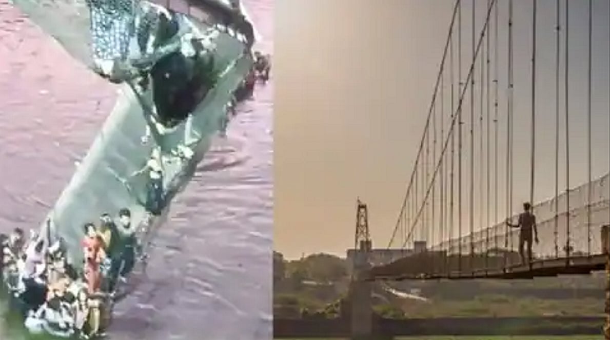 موربی پل حادثہ: انتظامیہ سے منسلک 9 افراد حراست میں، جائے حادثہ پر پہنچی ایس آئی ٹی، پی ایم مودی کا موربی دورہ کل