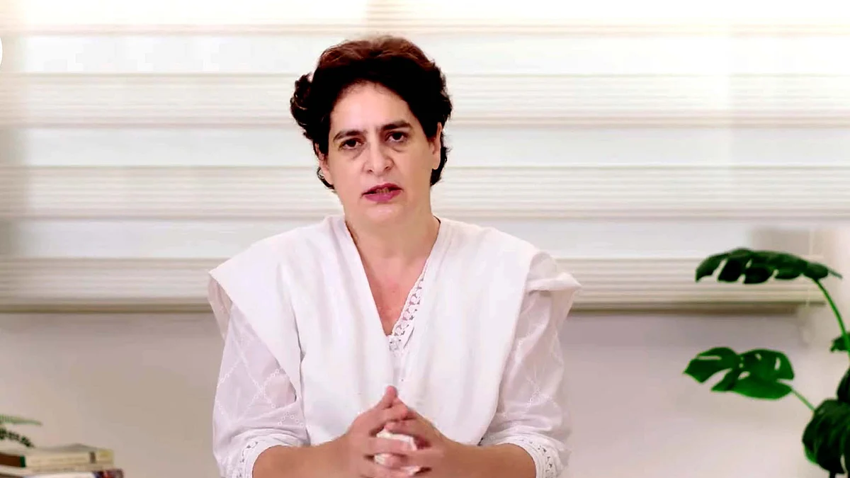 پرینکا گاندھی / ویڈیو گریب