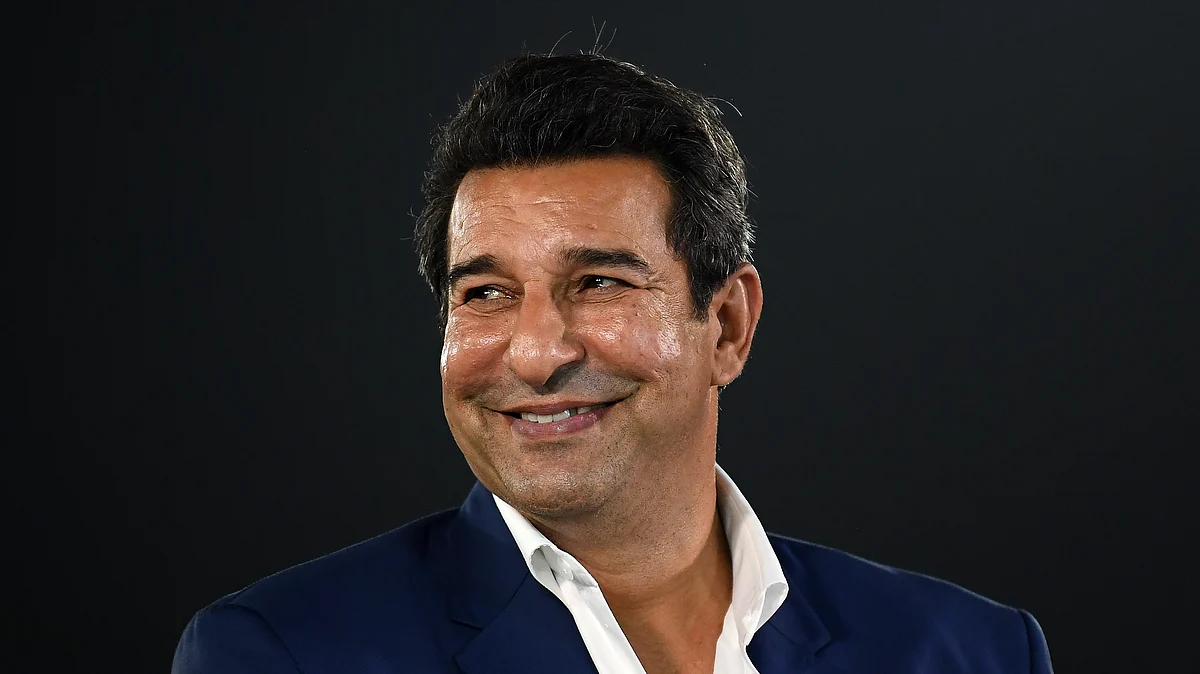 پاکستان کے سابق کپتان وسیم اکرم / Getty Images