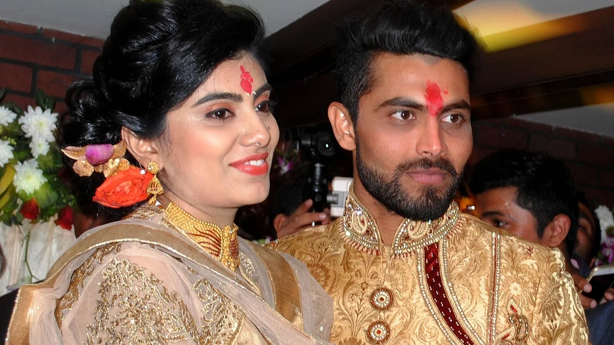 رویندر جڈیجہ اور ان کی بیوی ریوابا جڈیجہ