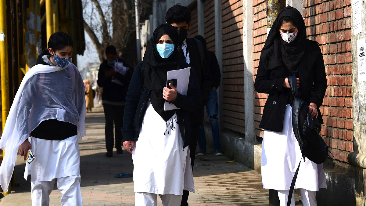 کشمیری طلبا کی فائل تصویر / Getty Images