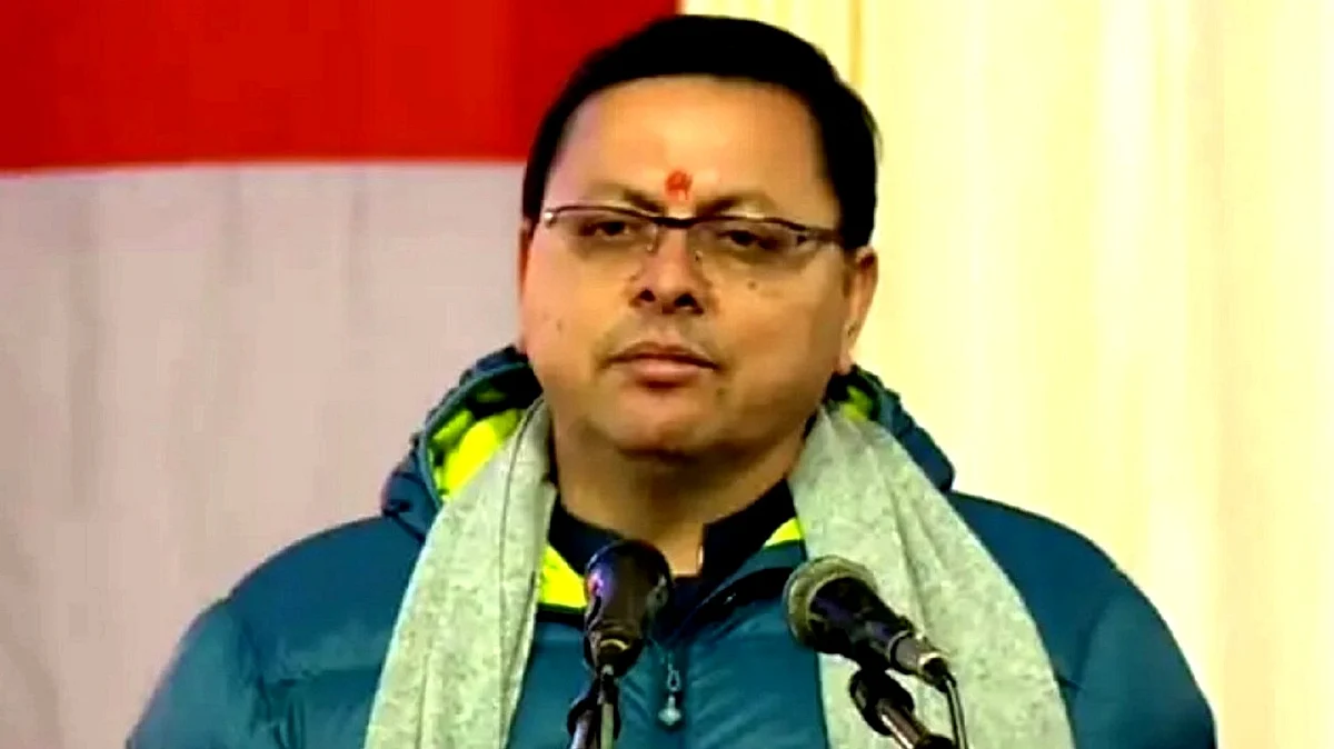 پشکر سنگھ دھامی، تصویر آئی اے این ایس