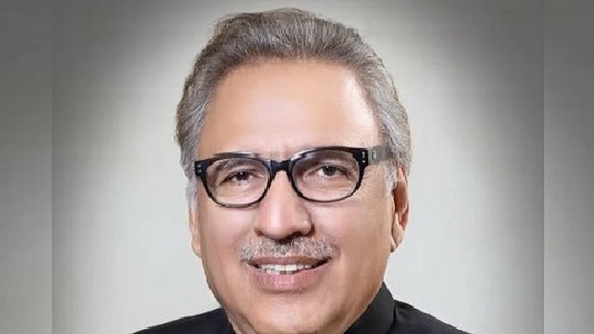 پاکستانی صدر عارف علوی، تصویر آئی اے این ایس