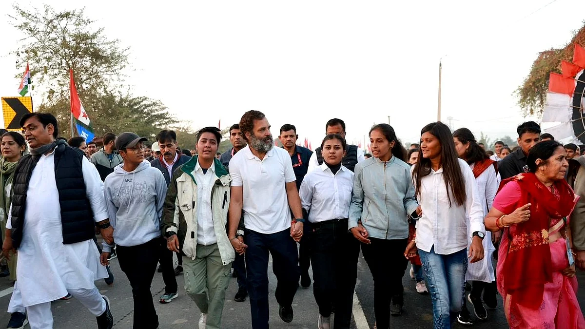 بھارت جوڑو یاترا، تصویر ٹوئٹر @INCIndia