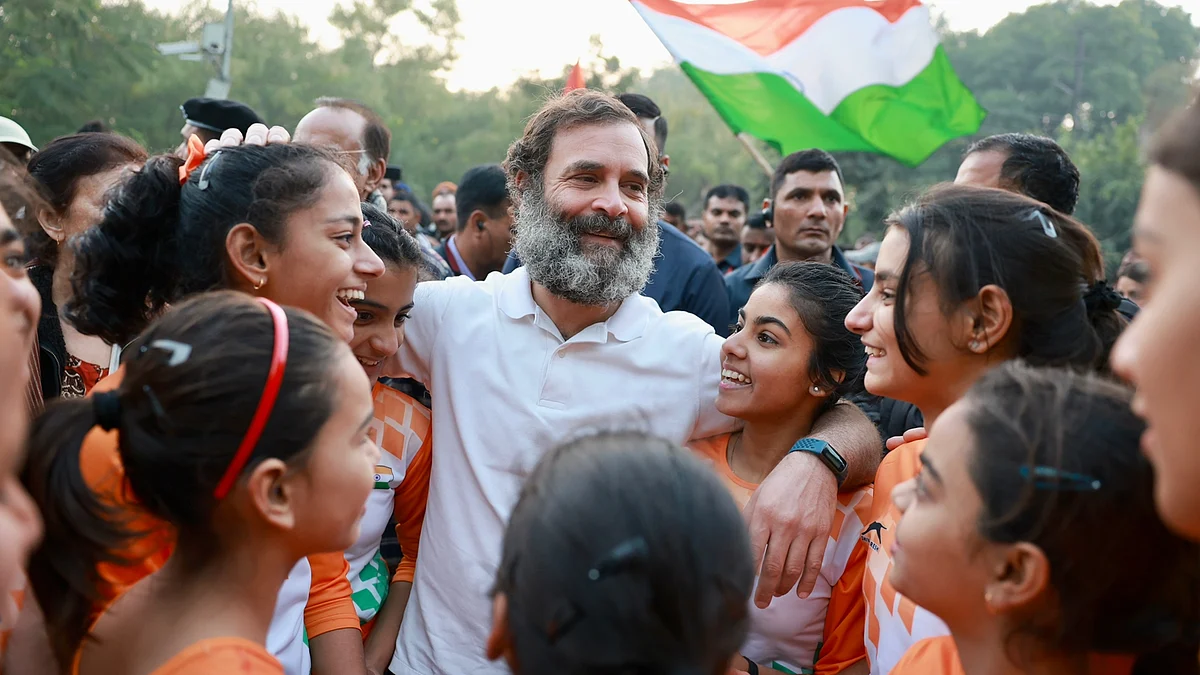 بھارت جوڑو یاترا کے دوران راہل گاندھی / ٹوئٹر / @INCIndia