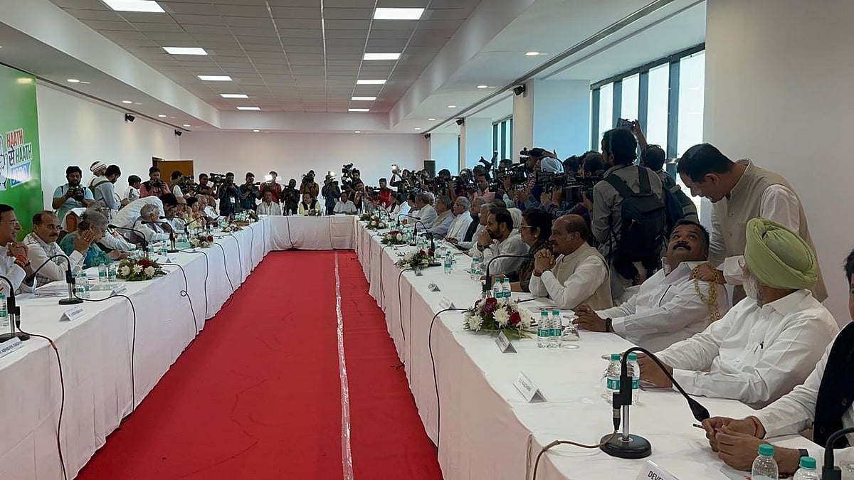 رائے پور میں کانگریس کا 85 واں کنونشن شروع، دیکھیں تصویری جھلکیاں