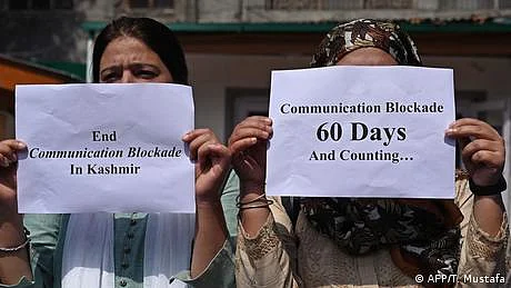 انٹرنیٹ پر بندش کے معاملے میں بھارت دنیا میں سرفہرست
